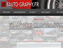Tablet Screenshot of fauto-graphy.fr